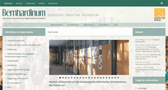 Desktop Screenshot of bernhardinum.de