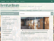 Tablet Screenshot of bernhardinum.de
